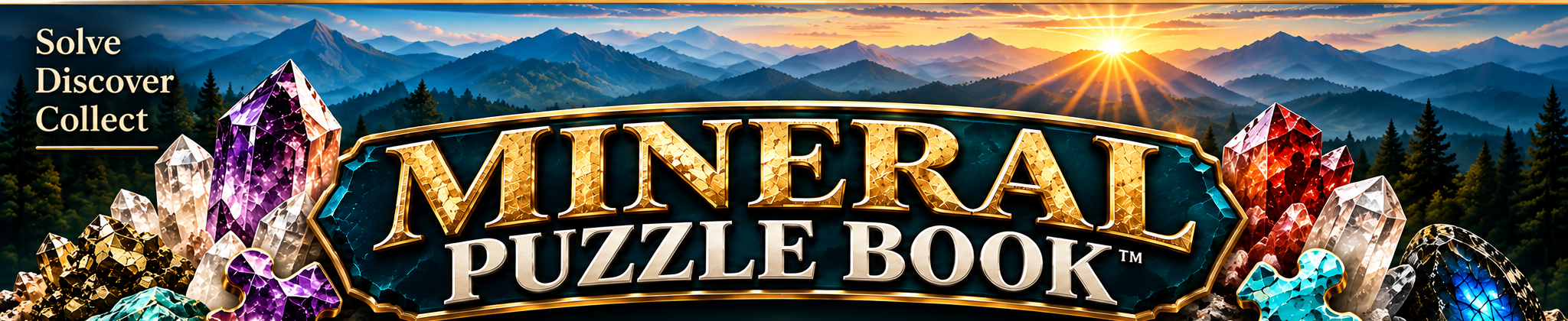 Mineral Puzzle Book — Solve, Discover, Collect